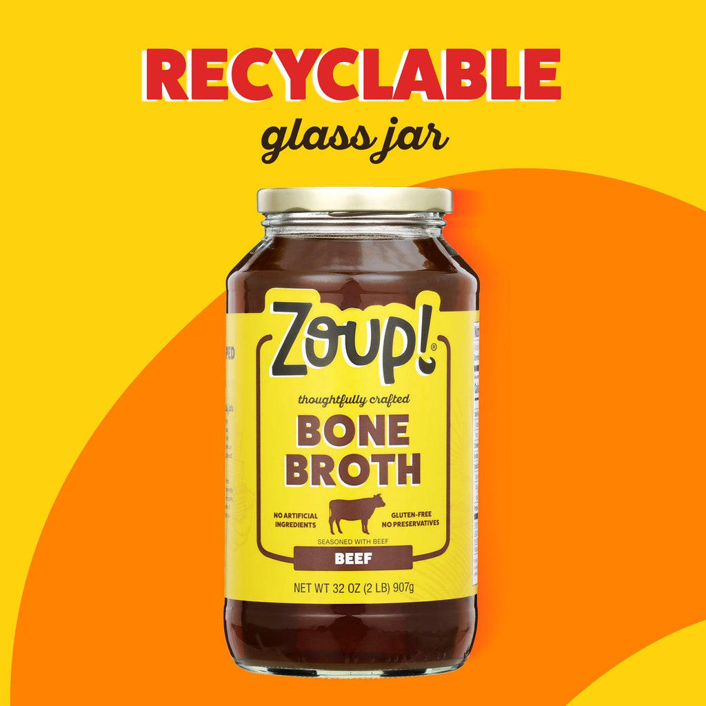 Reduced Sodium Beef Bone Broth 6 Pack 32 oz V371