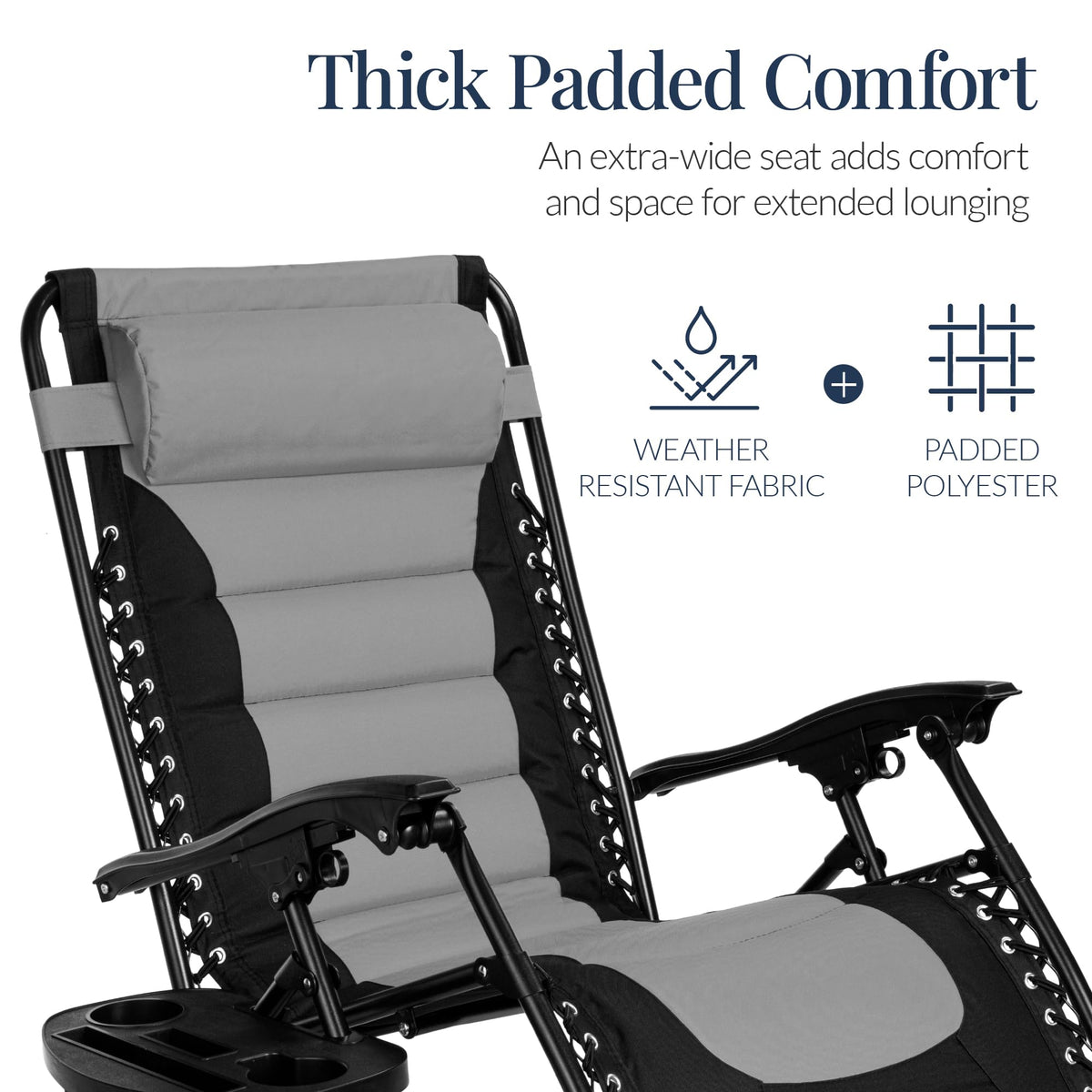 Oversized Padded Zero Gravity Chair Recliner K730