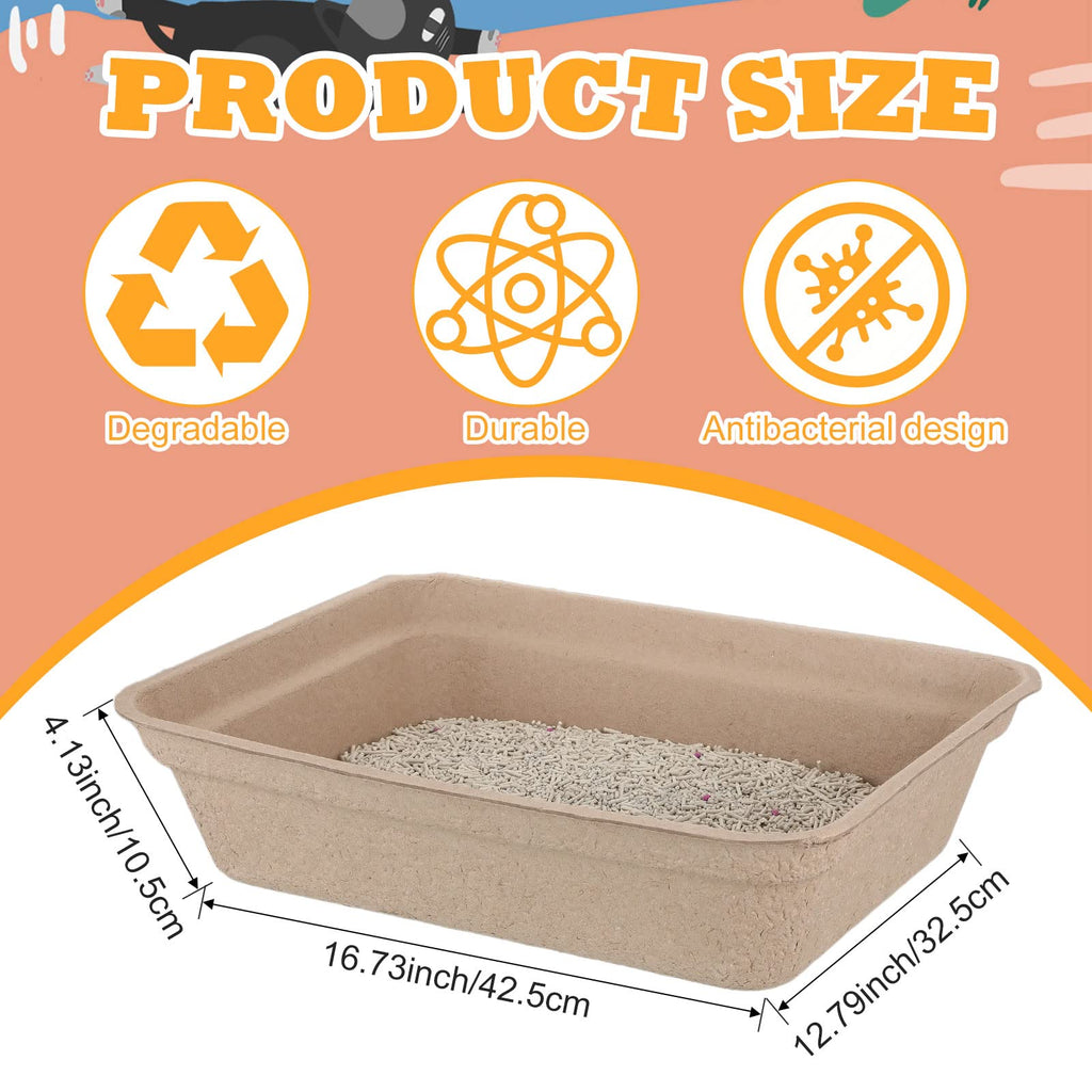 30 Pack Disposable Cat Litter Tray J61884