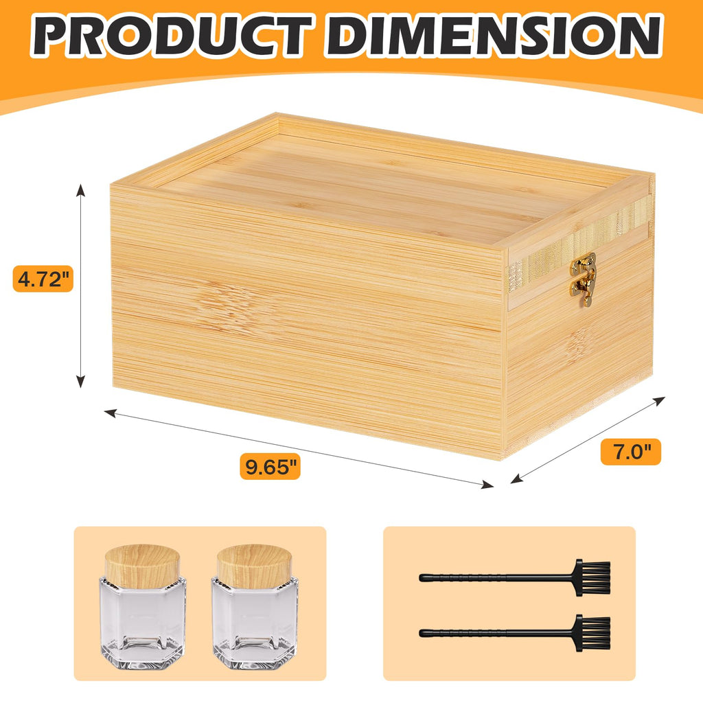 Bamboo Storage Box with Lid K819