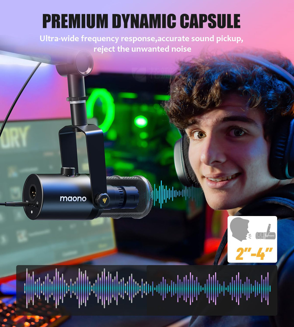 Dynamic Microphone Boom Arm Kit E1657