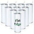 10pcs 20oz Sublimation Tumblers Stainless Steel Blanks Cups Y842
