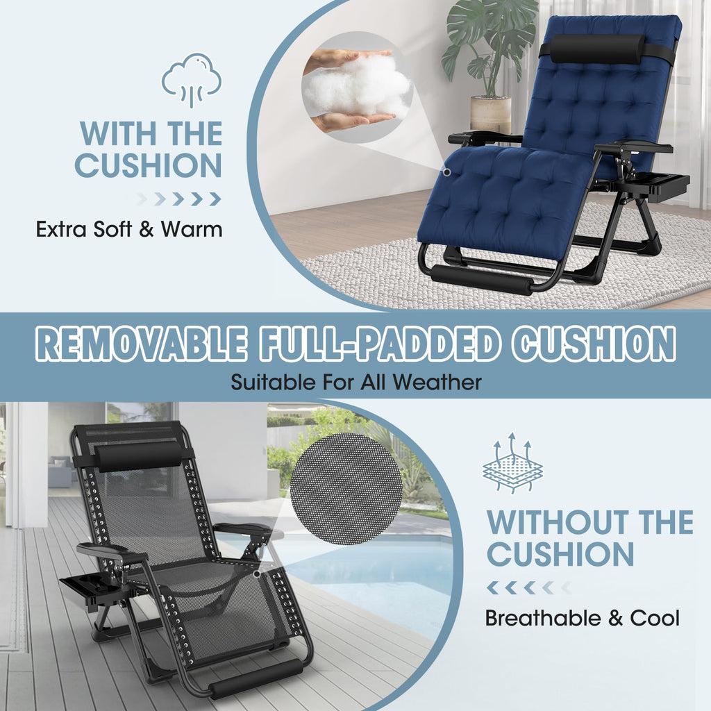 Oversized Zero Gravity Chair with Carry Bag O727