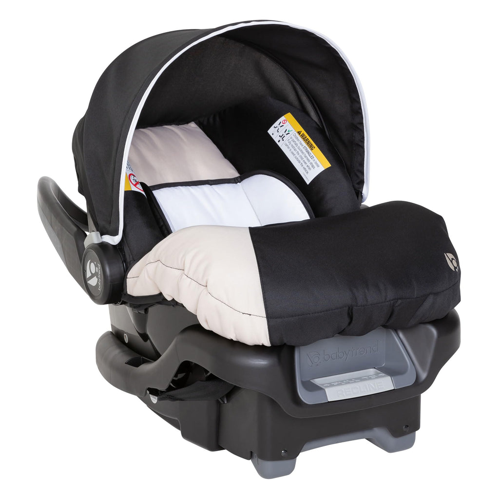 Khaki Infant Car Seat with Cover and Harness W665