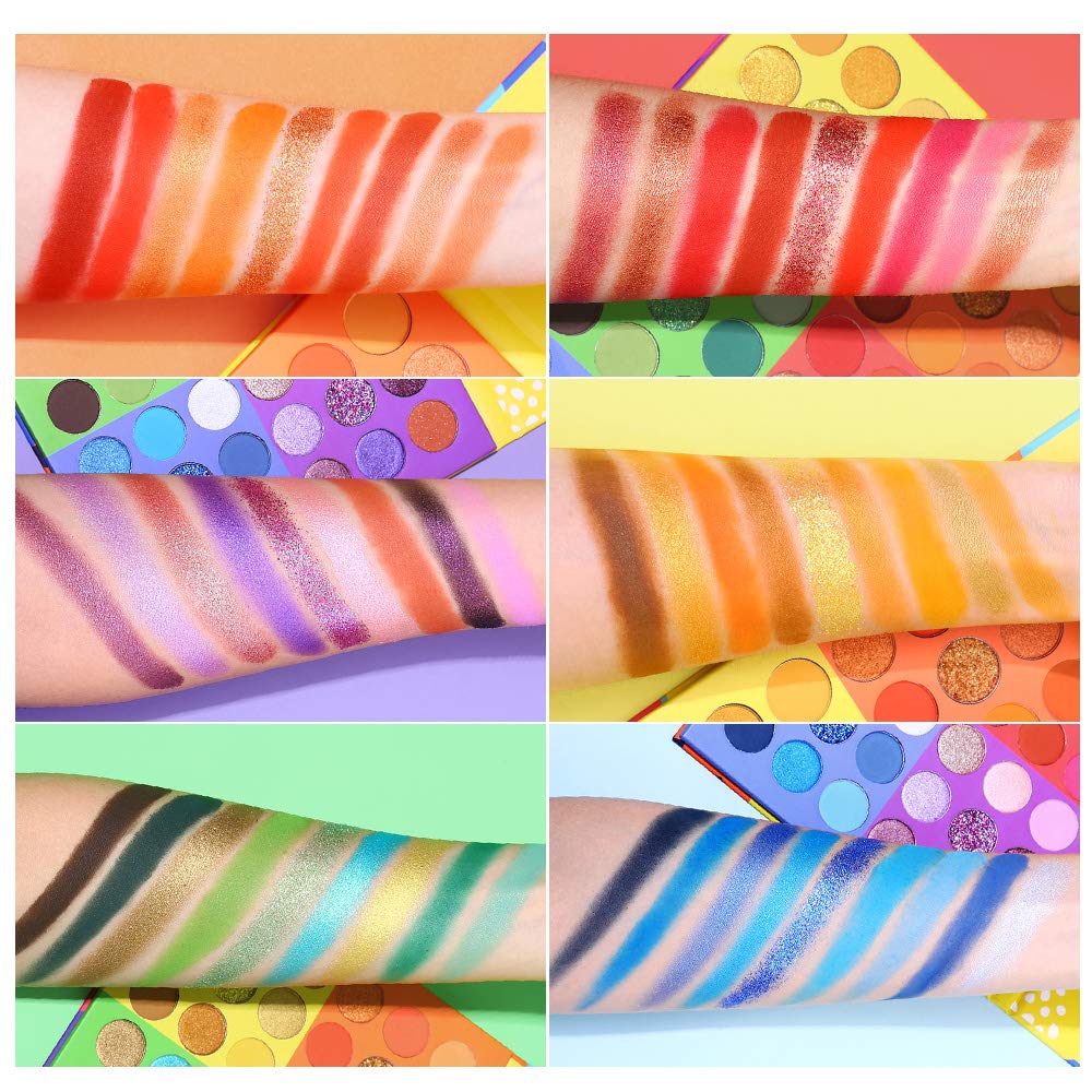 54 Colors Matte Shimmer Glitter Eyeshadow Palette X204