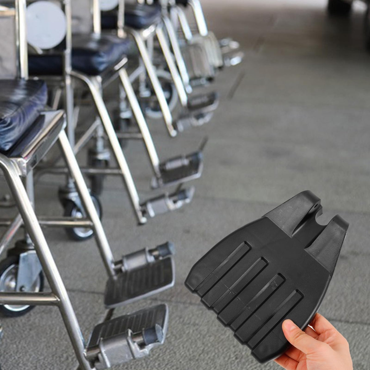 Wheelchair Footrests 2Pcs Heavy Duty Leg Rest Y2252