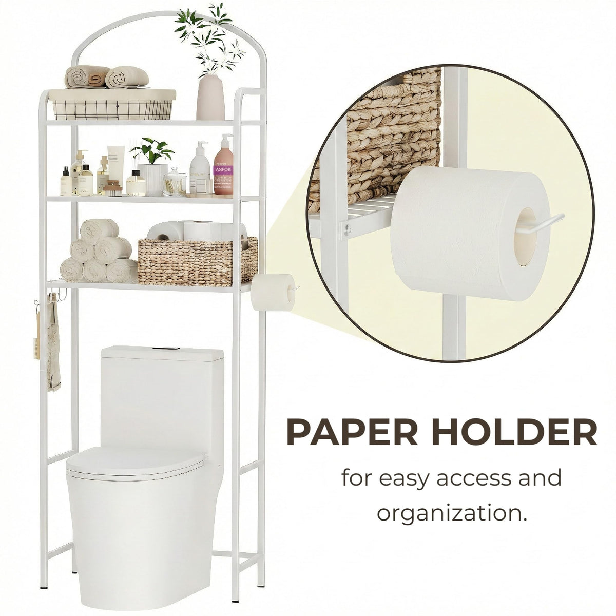 3 Tier Over The Toilet Storage Rack B749