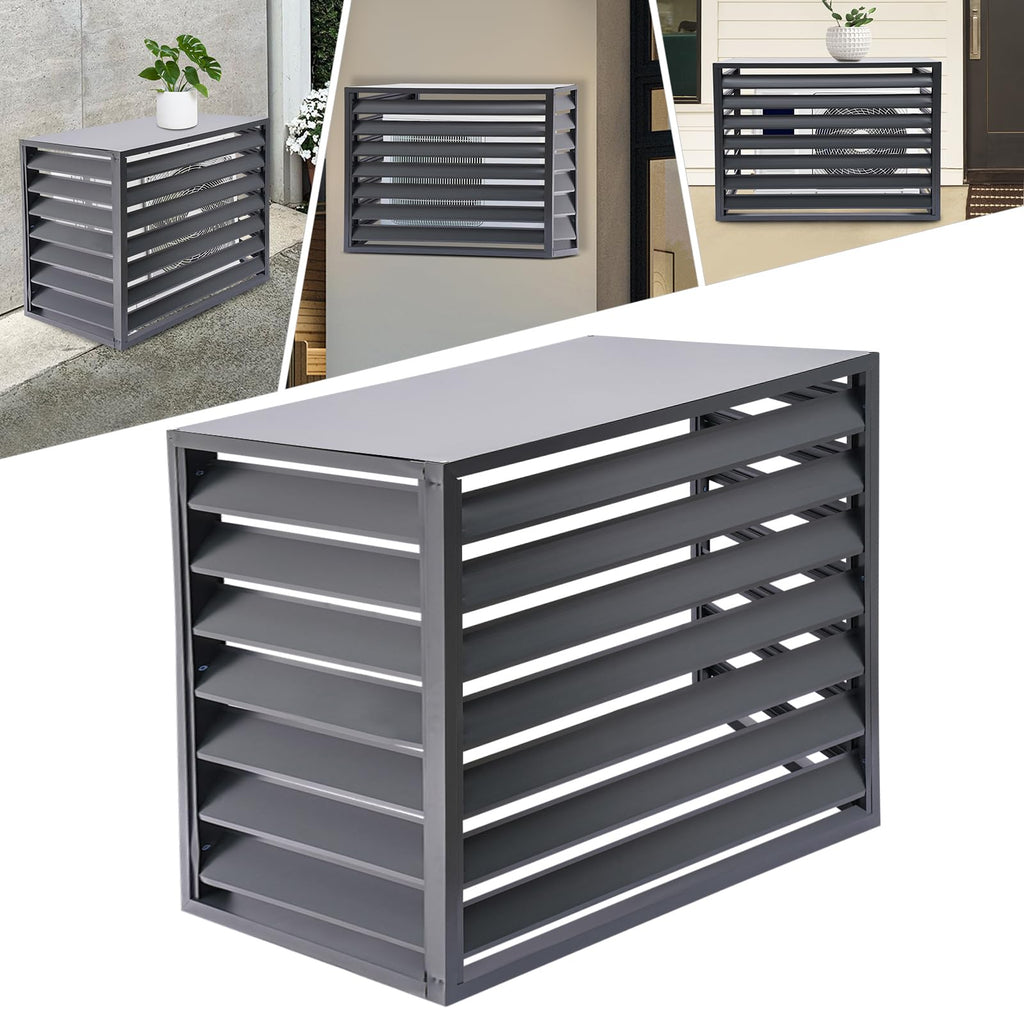 43x23x31 Inch Aluminum Alloy Air Conditioner Fence Screen V54489