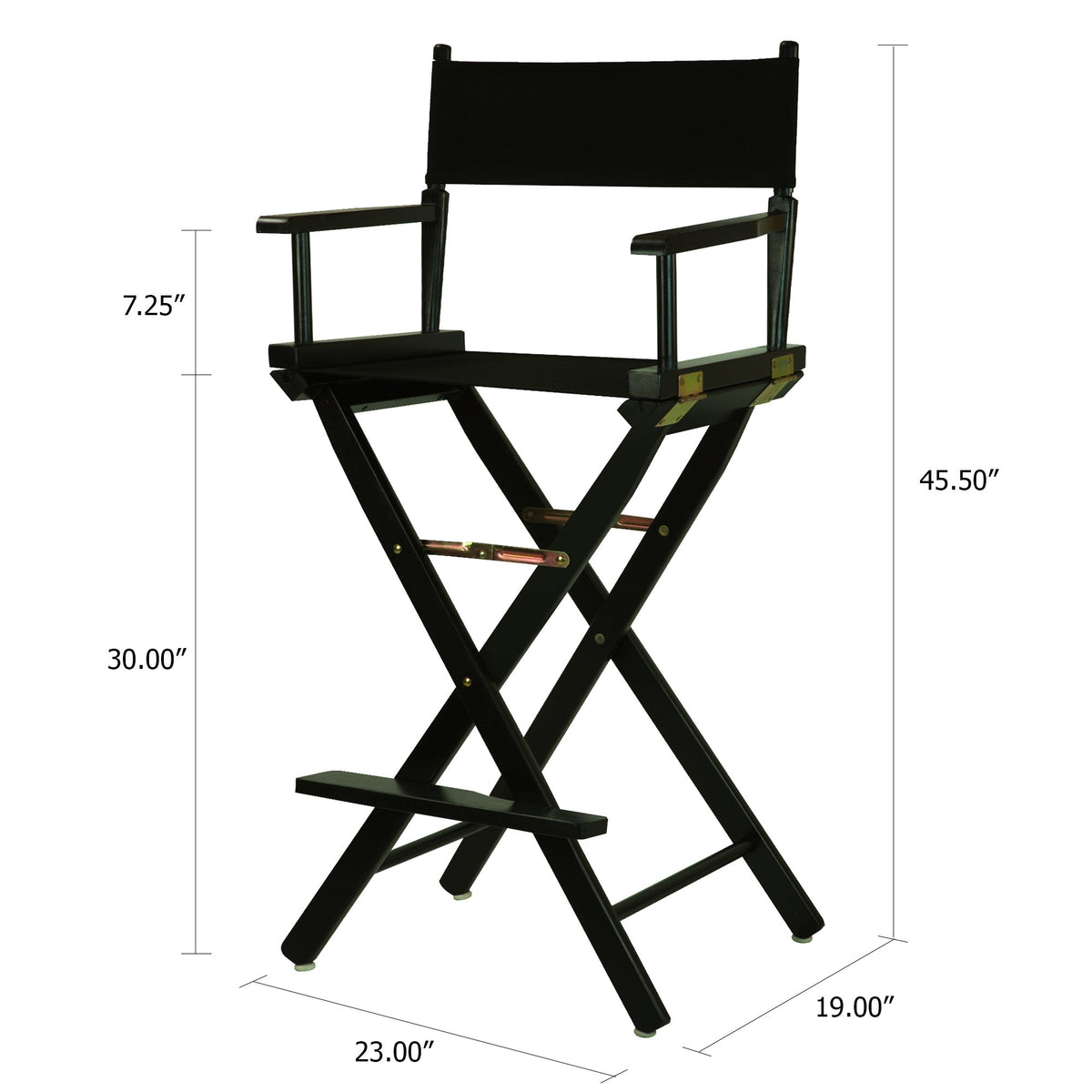 Black Bar Height Director's Chair A702