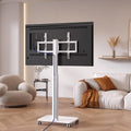 White Rolling TV Stand O515161