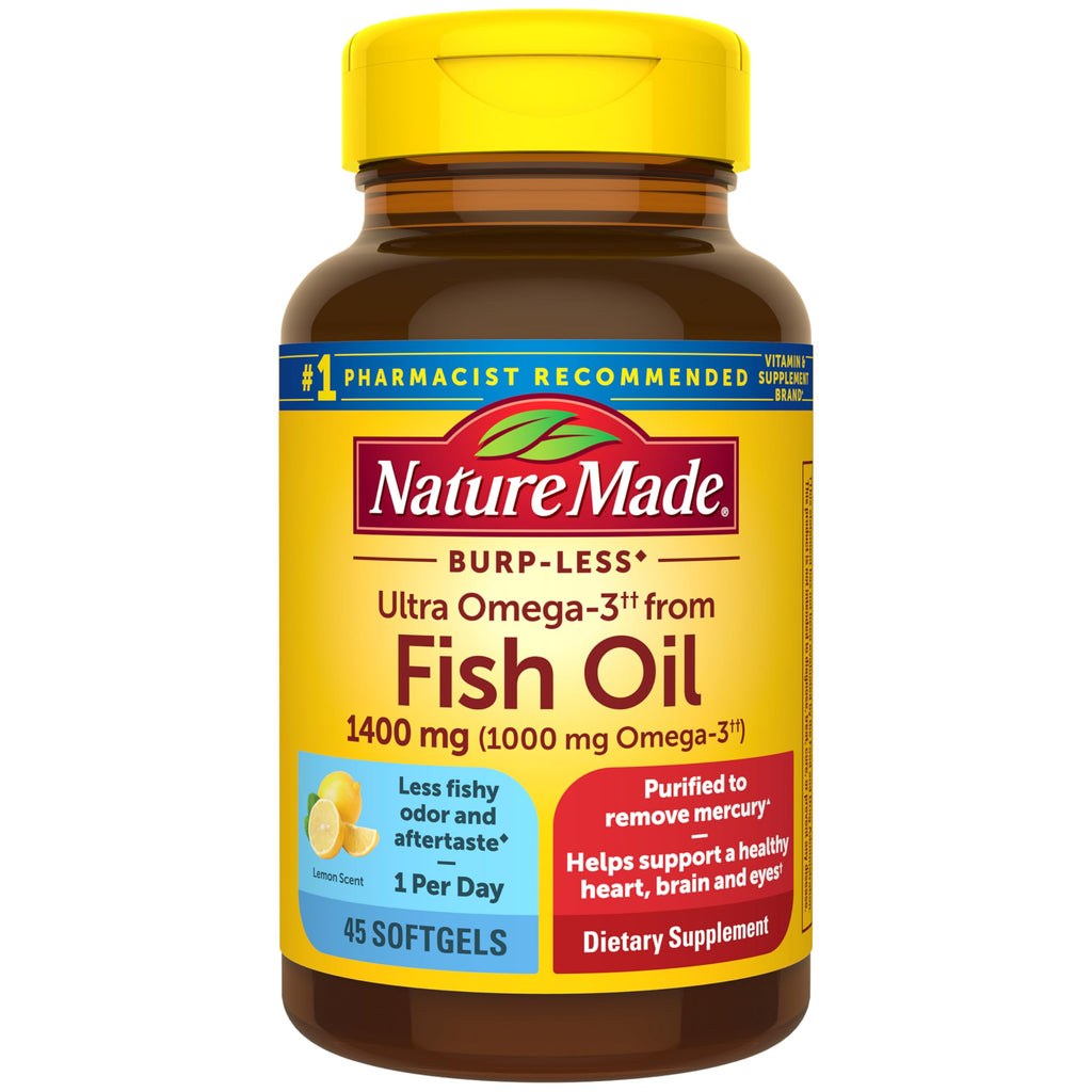 Omega 3 Fish Oil Supplement 1400mg 45 Softgel R870