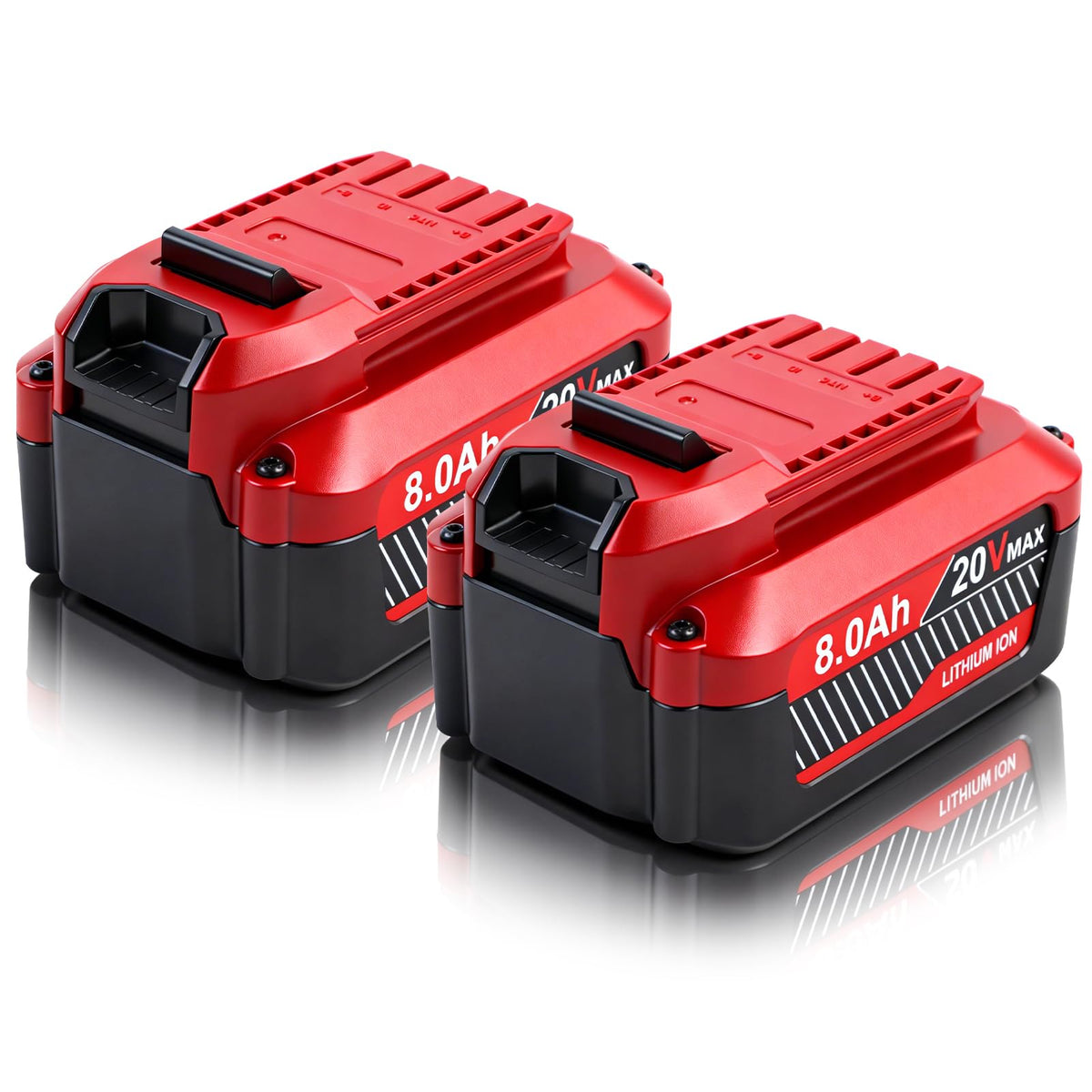 20V 8.0Ah Lithium ion Replacement Battery 2 Piece H195