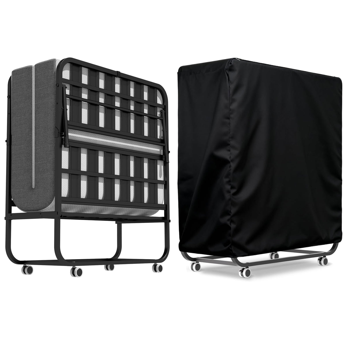 75"x38" Folding Bed with Mattress R130777