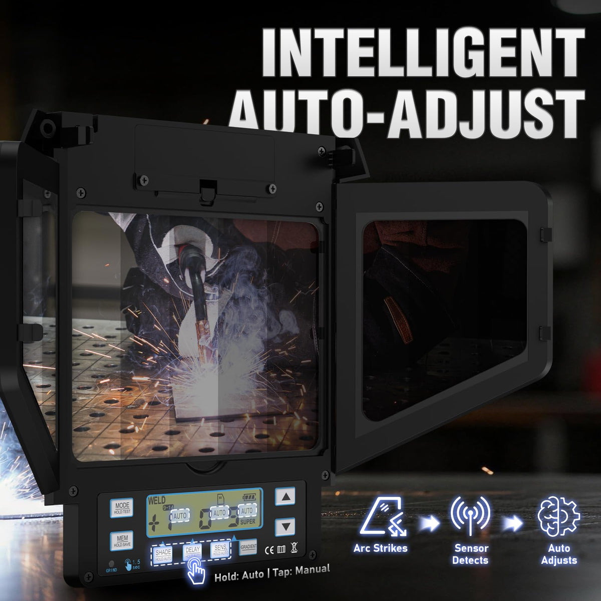 Auto-Adjust Welding Helmet Q78671