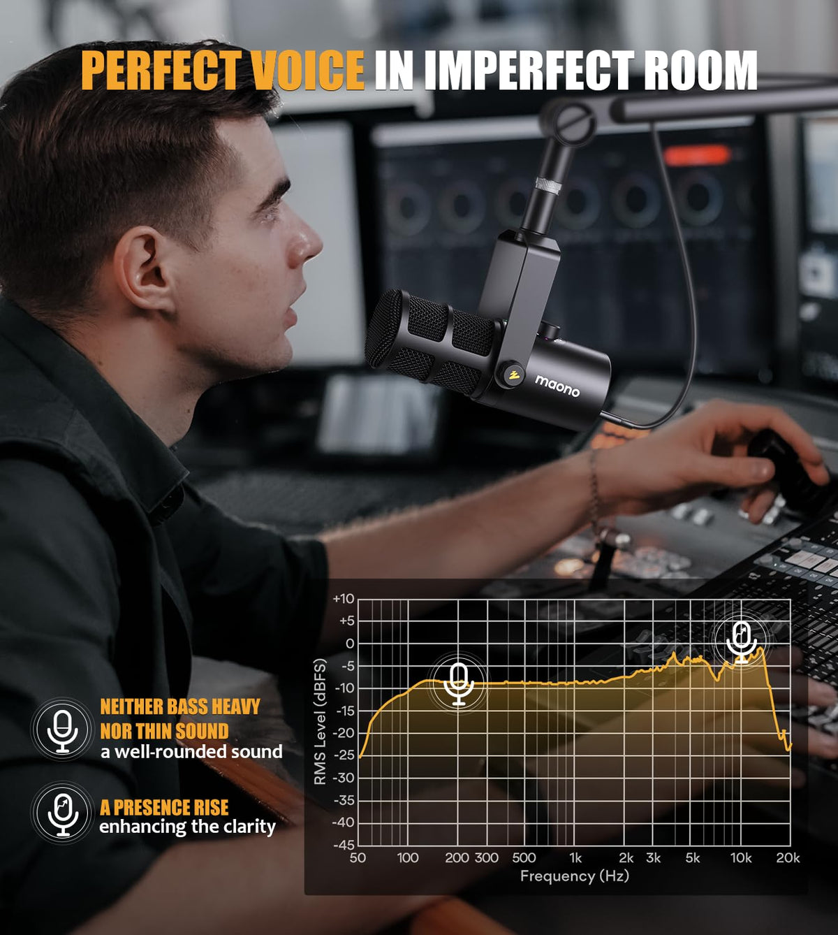 Dynamic Microphone Boom Arm Kit E1657