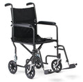 Folding Steel Transport Wheelchair with Swing-Away Footrests N298249