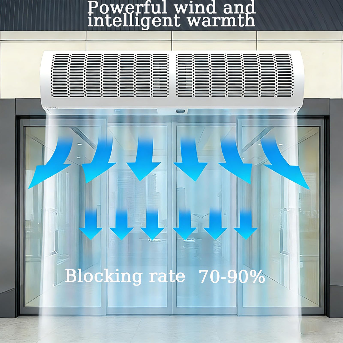 Wall-Mounted Commercial Air Curtain W6942