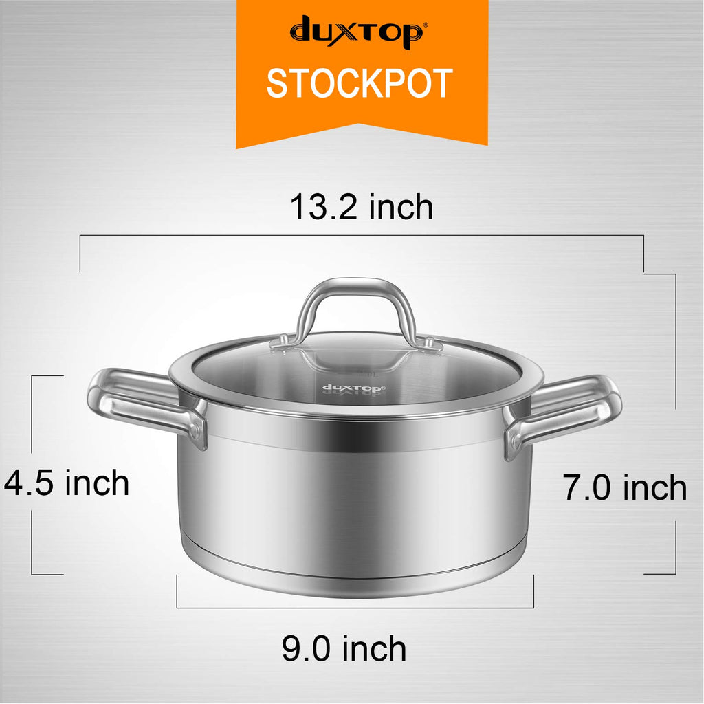 Stainless Steel 4.2 Qt Stock Pot with Lid T90238