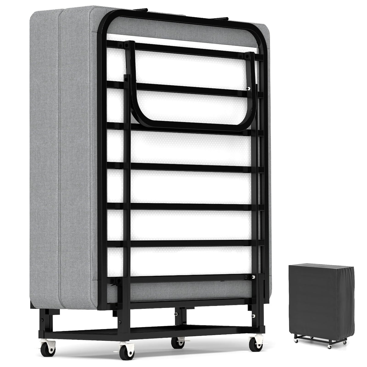 Folding Bed on Wheels I5996