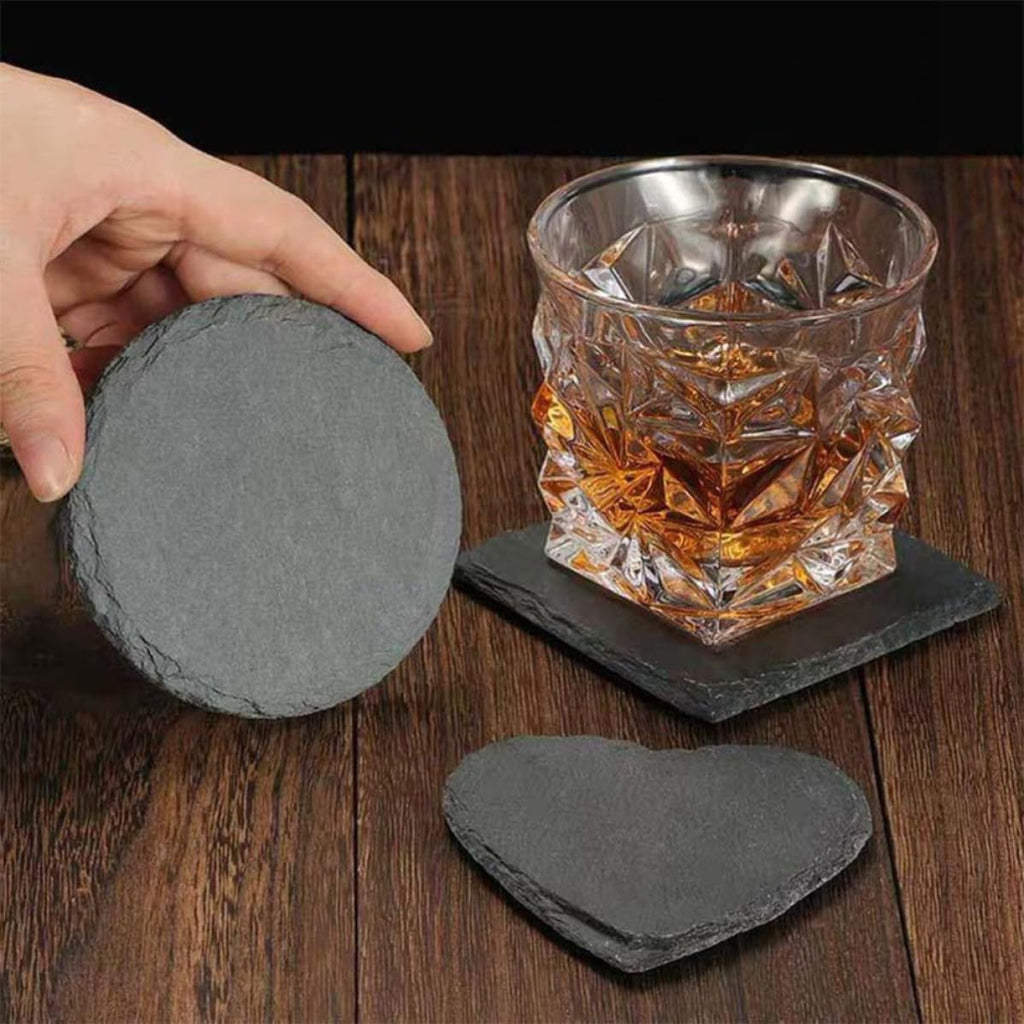 Natural Stone Decorative Cup Coaster Set X956