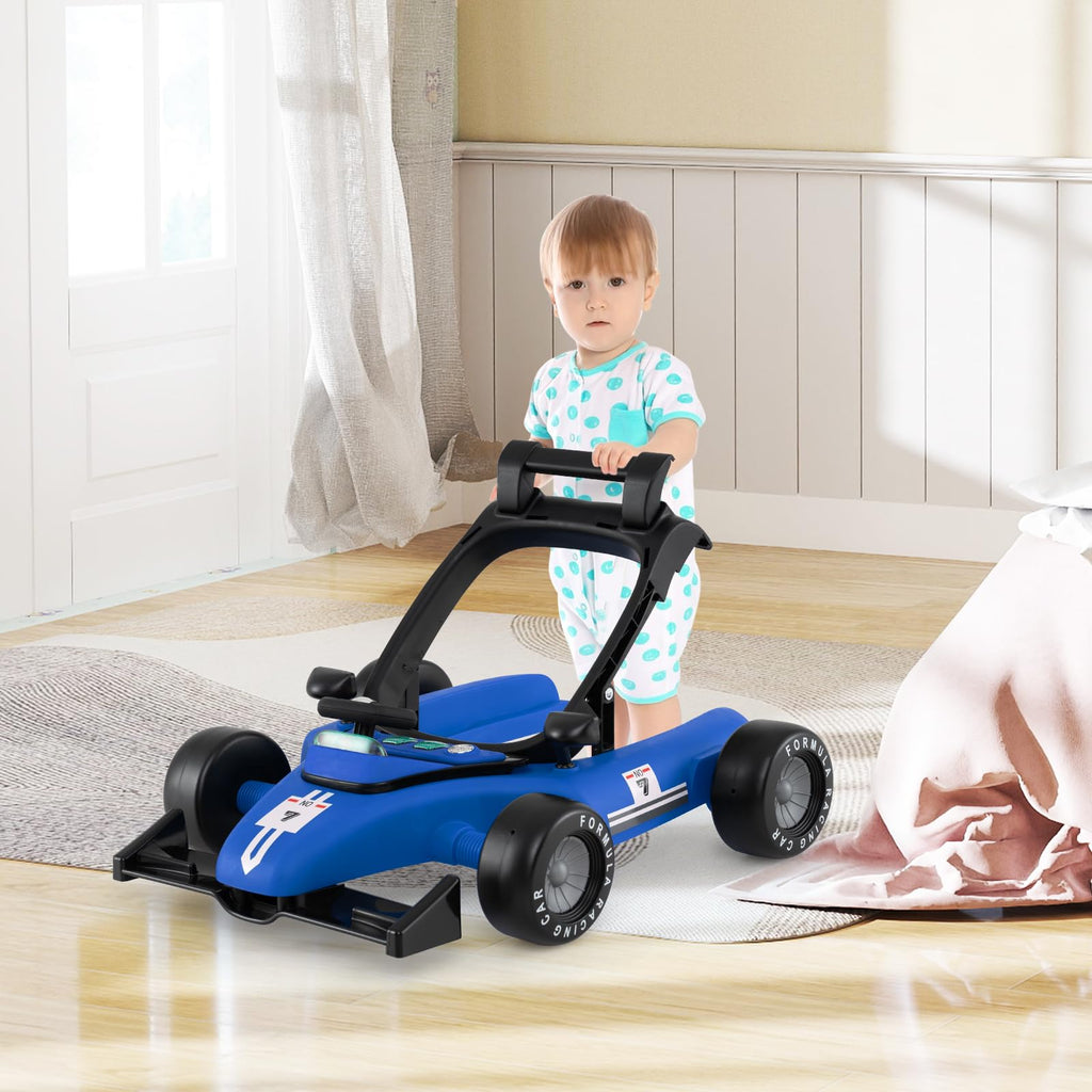 Foldable Baby Walker with Adjustable Heights and Wheels Q185