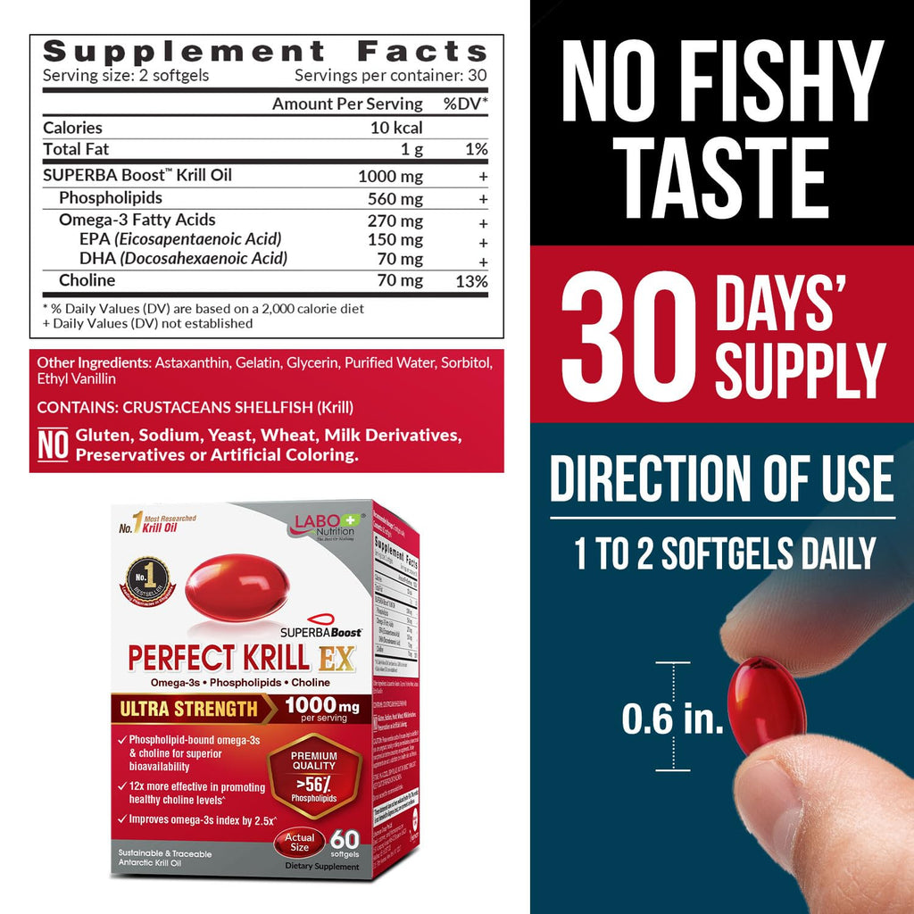 Omega-3 Krill Oil 60 Ct x 2 Pack O810
