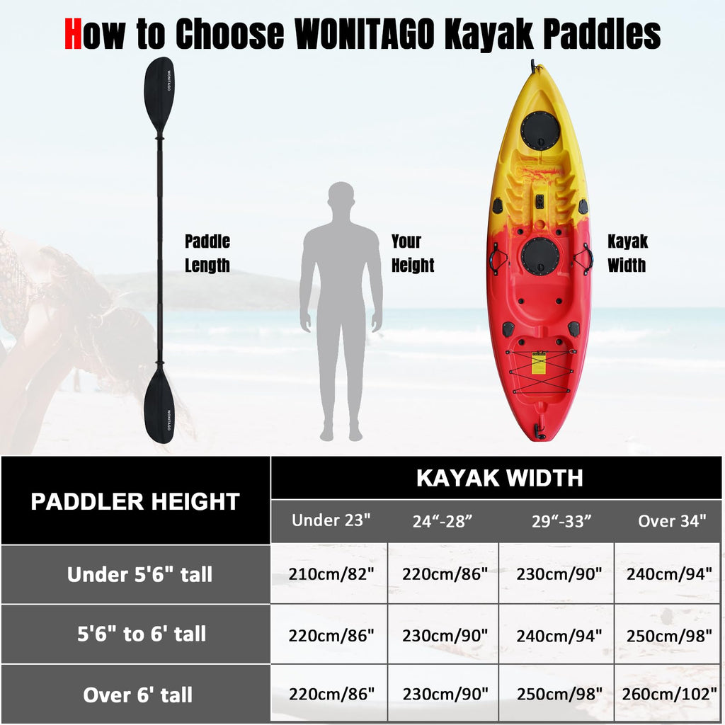 Adjustable Lightweight Kayak Paddle J85813