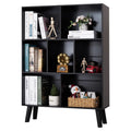 Black 3 Tier Wood Bookshelf L567142