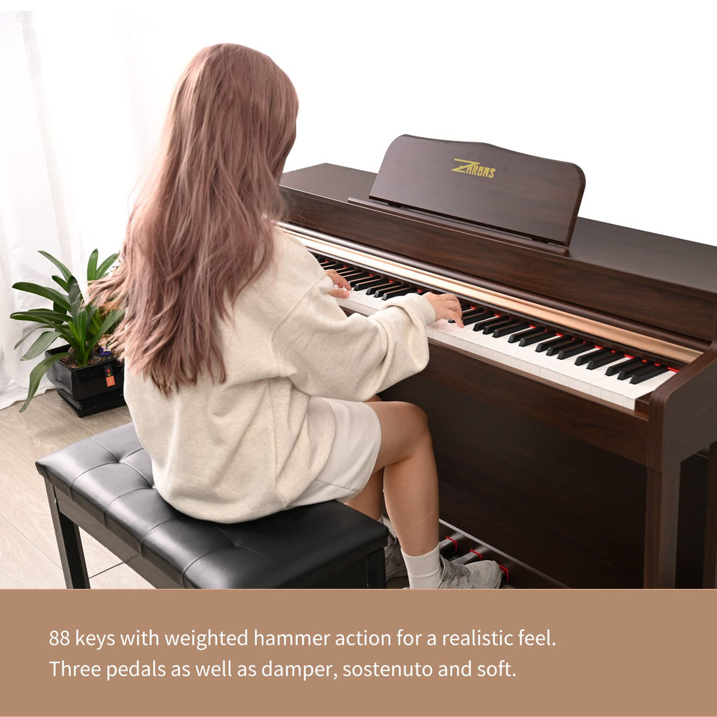 88 Key Full Weighted Digital Piano with Triple Pedal N174419
