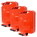 5 Gallon Steel Jerry Fuel Can Set of 3 K220