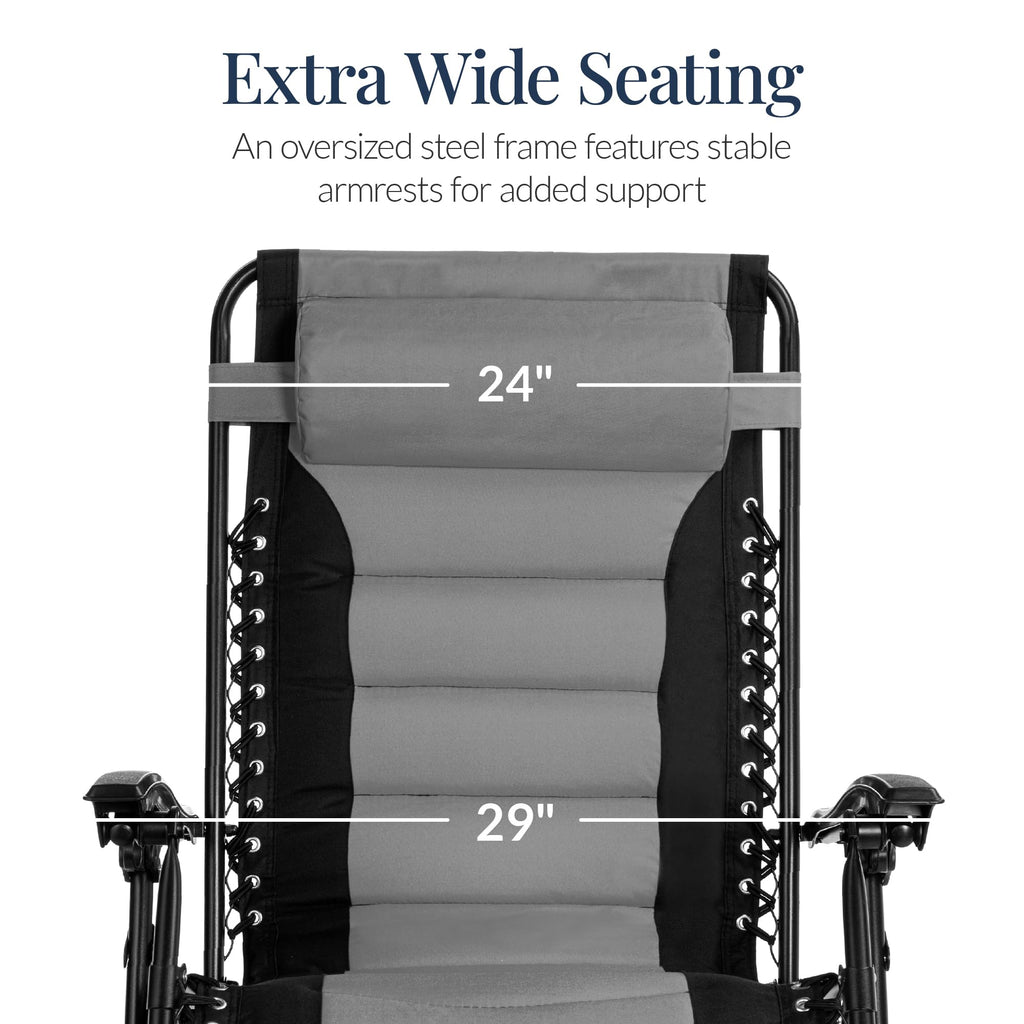 Oversized Padded Zero Gravity Chair Recliner K730