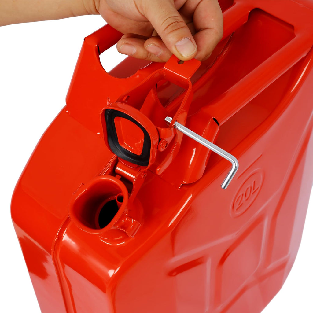 5 Gallon Steel Jerry Fuel Can Set of 3 K220