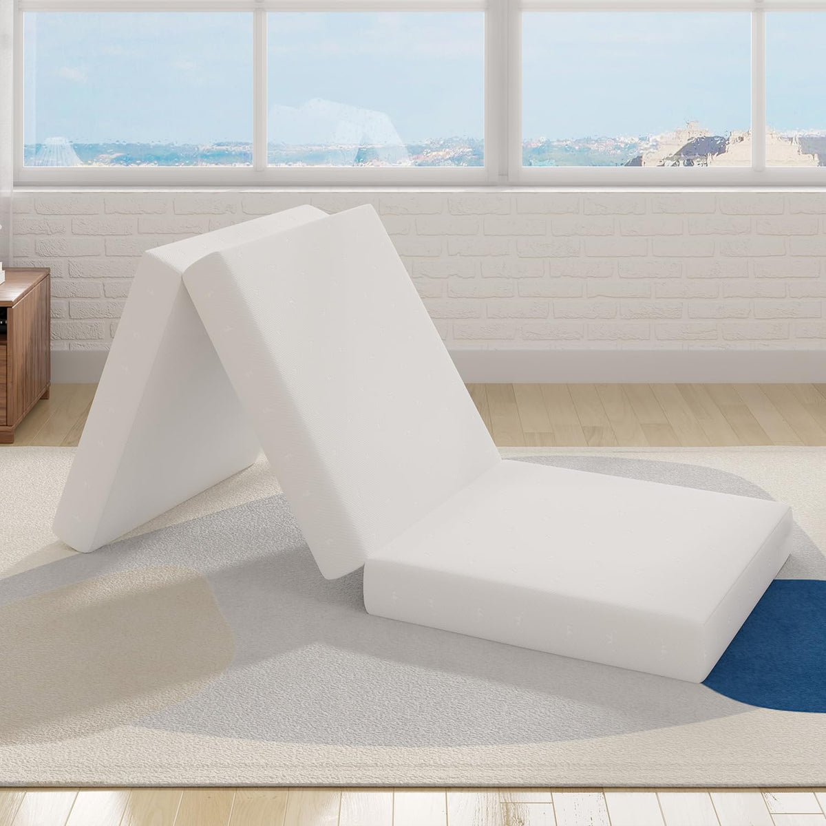 4 Inch Memory Foam Tri-fold Mattress Topper F8970