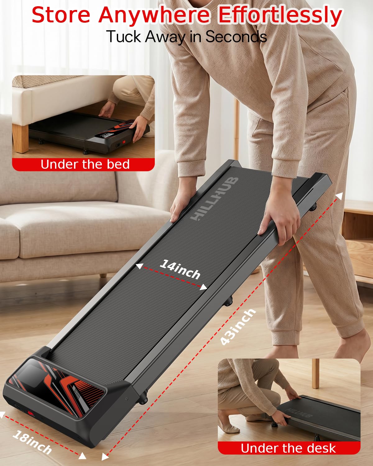 2.5HP Treadmill with Handle Bar Z686606
