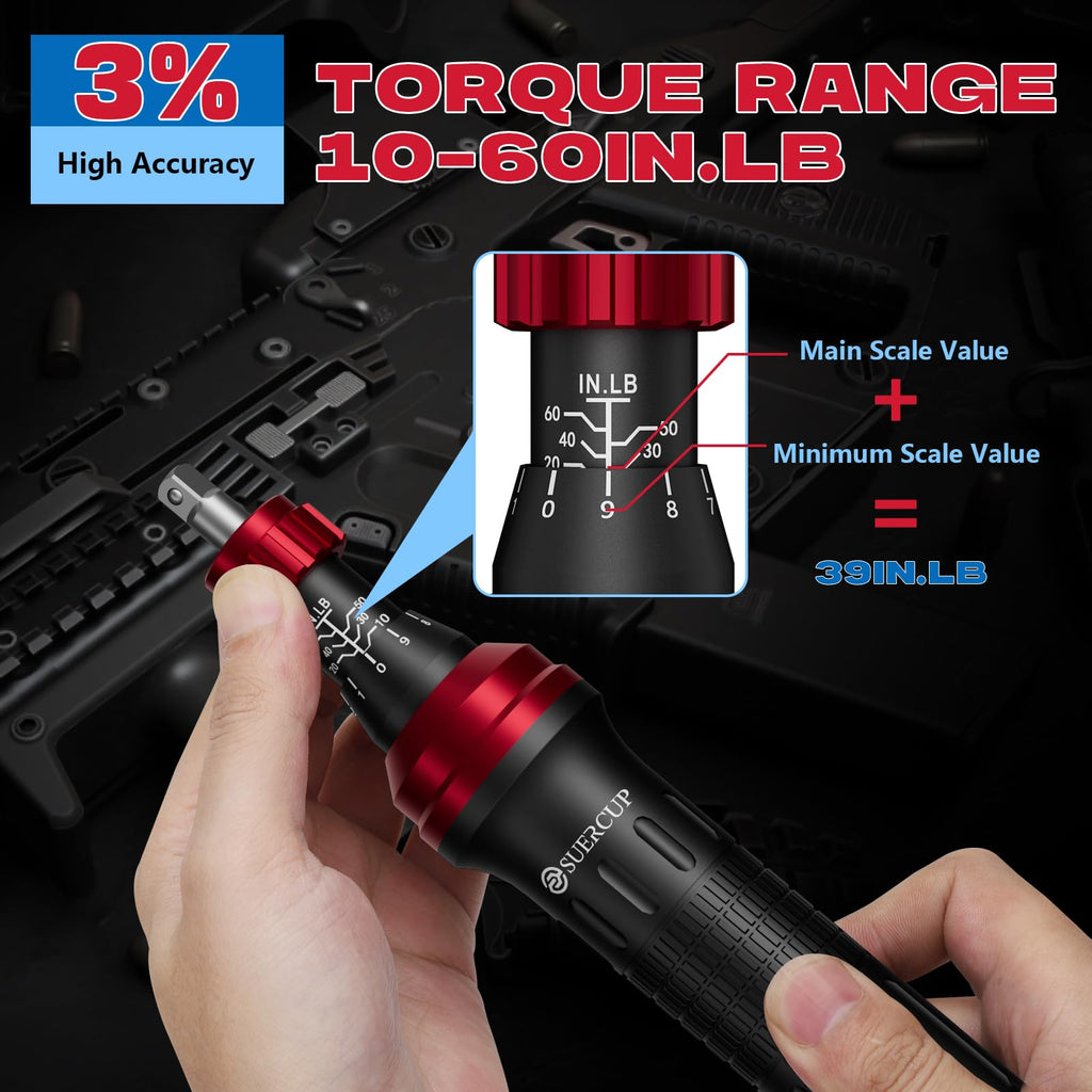 1/4" Torque Screwdriver 36 PCS Set C3890