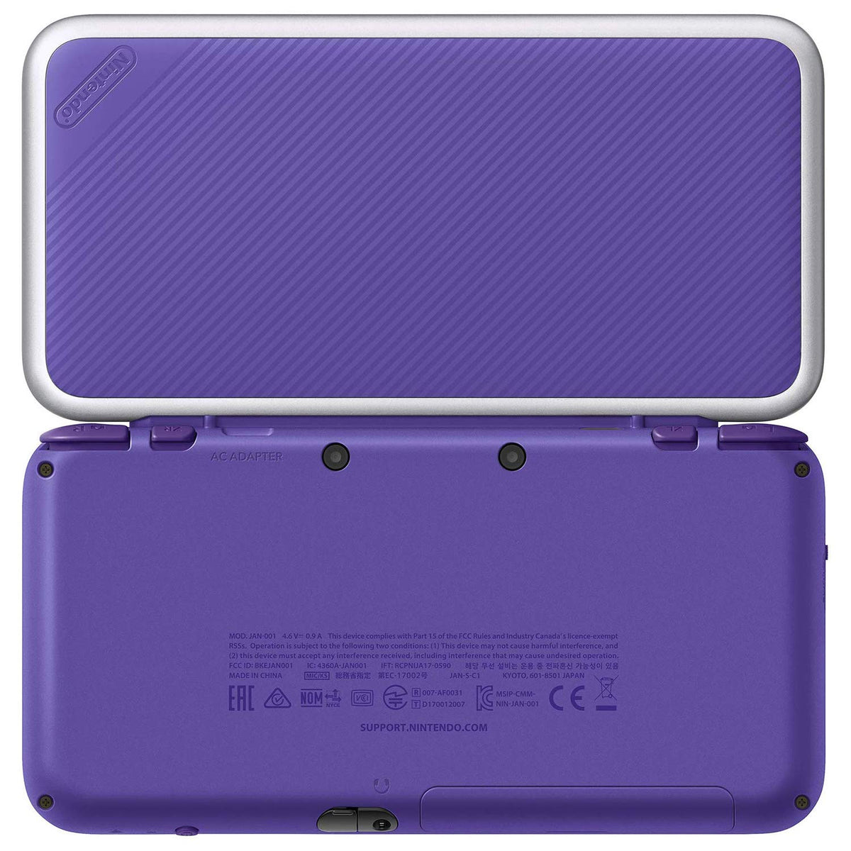 Purple Silver Nintendo 2DS XL C15248