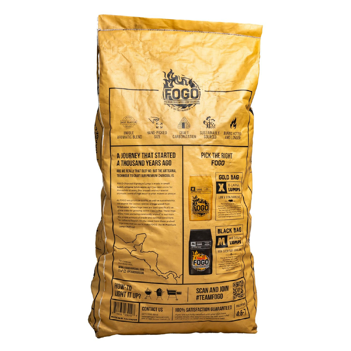 Hardwood Lump Charcoal 35 Pound Bag B9385