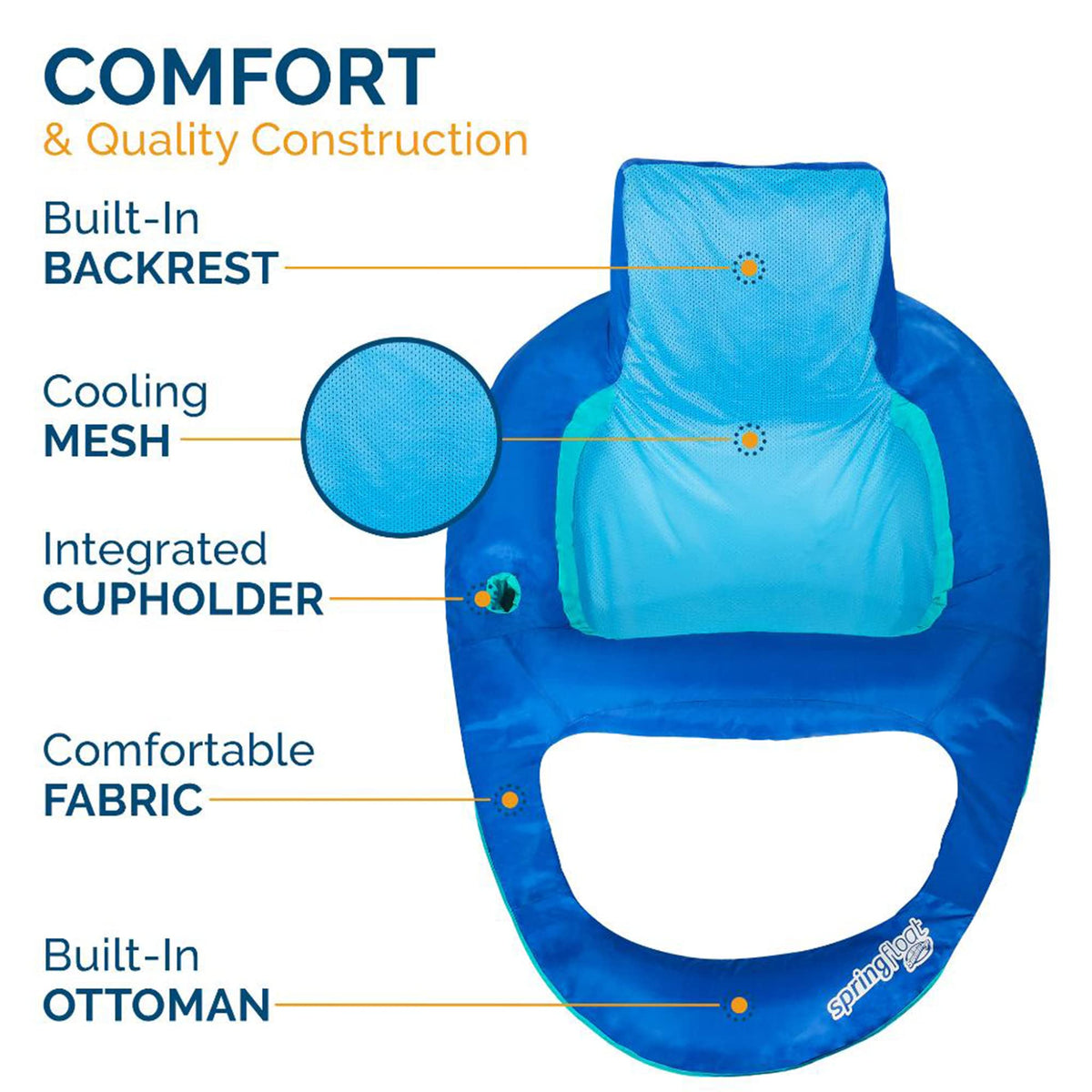 Extra Large Swim Lounger W8404