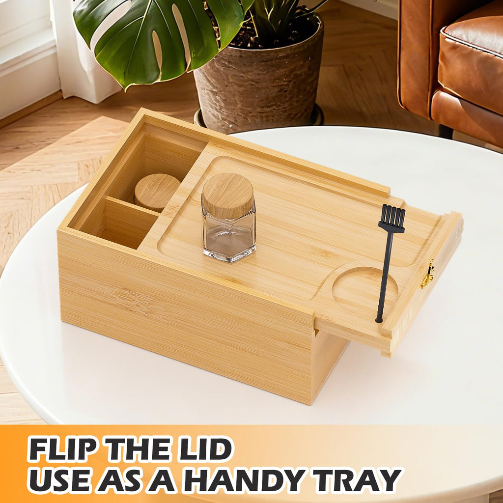Bamboo Storage Box with Lid K819
