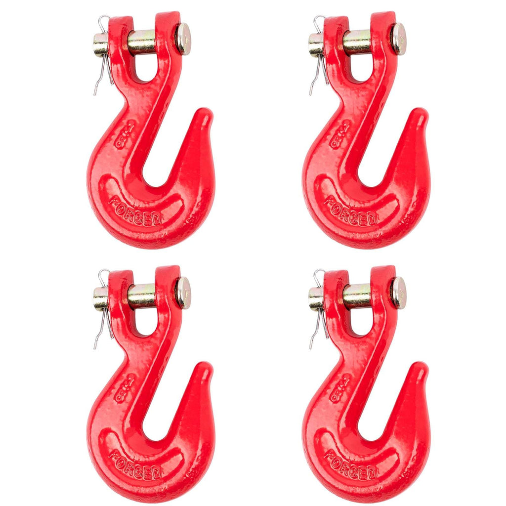 3/8'' Red Powder Coating Grade 80 Clevis Grab Hook O2618