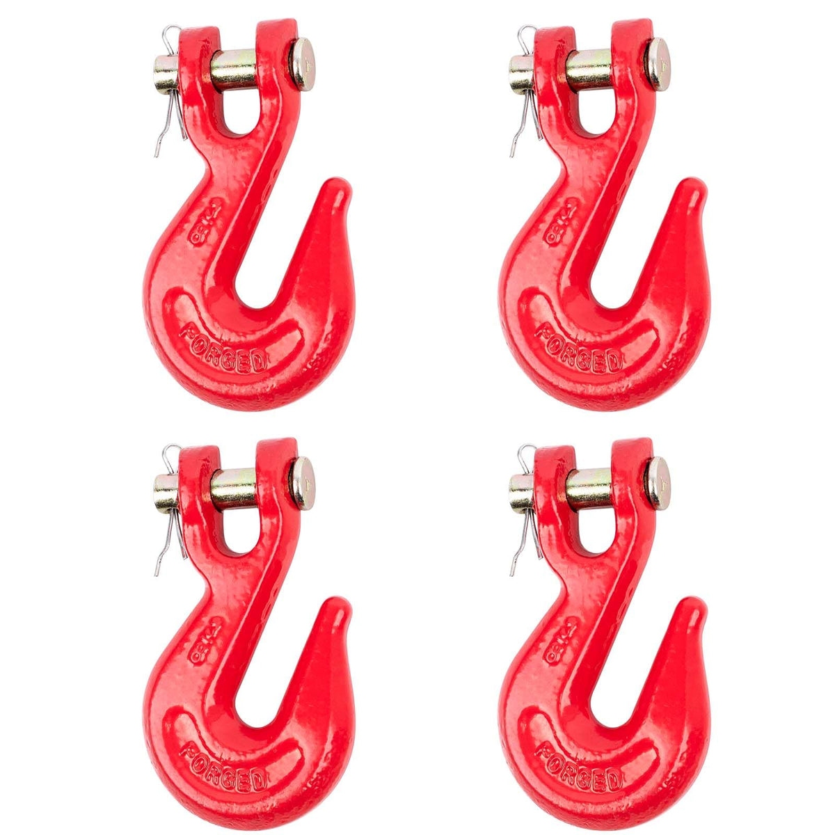 3/8'' Red Powder Coating Grade 80 Clevis Grab Hook O2618