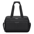Black Expandable Carry-On Luggage Duffel Bag with Adjustable Strap R303