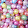 Pack of 100 200 500 BPA Free Non-Toxic Crush Proof Plastic Ball Pit Balls L472537