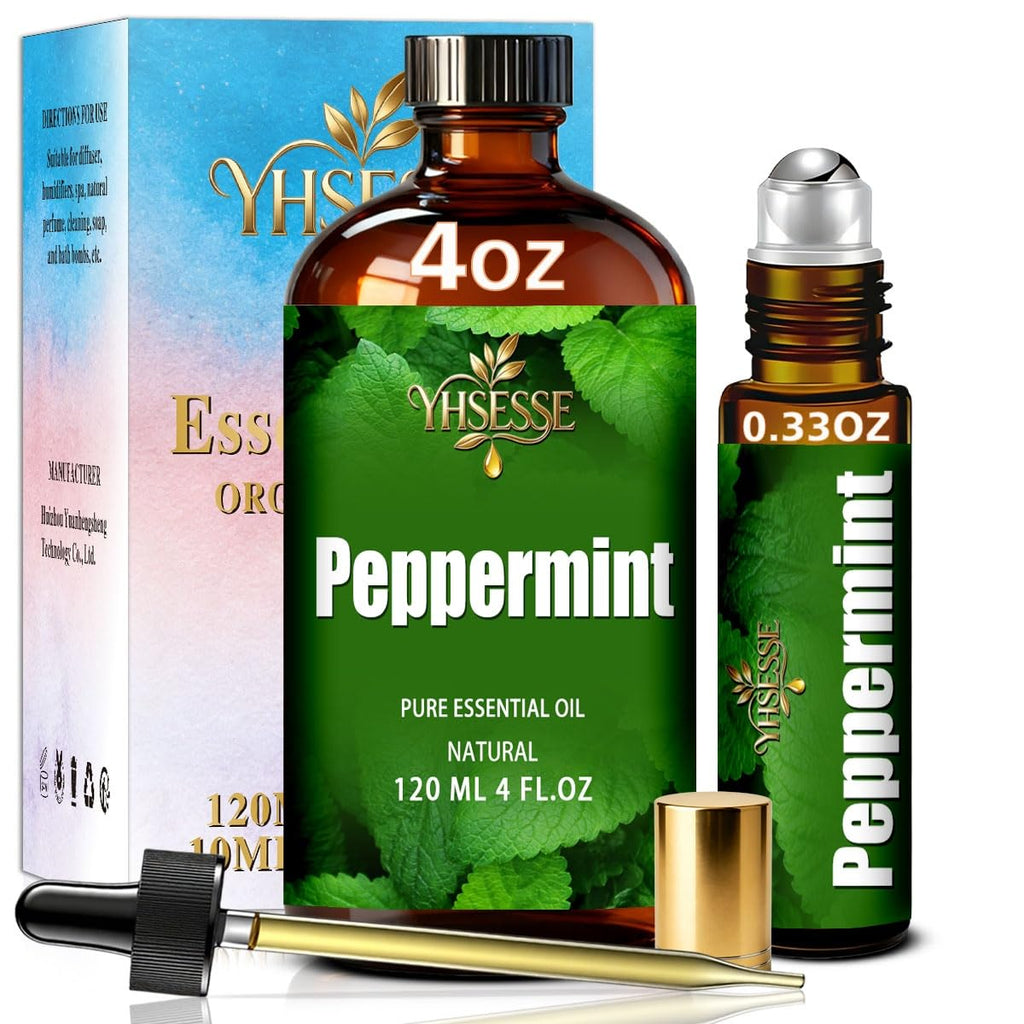 Peppermint and Lavender Essential Oil 4 Fl Oz and 16 Fl Oz C25682