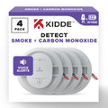 Hardwired Smoke & Carbon Monoxide Detector, 10-Year Battery Backup, 4 Pack R926021
