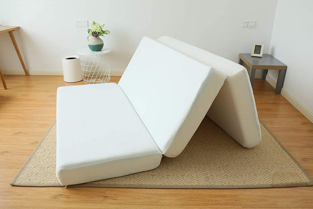 8-Inch Gel Memory Foam Tri-fold Mattress with Bamboo Cover, Queen R652