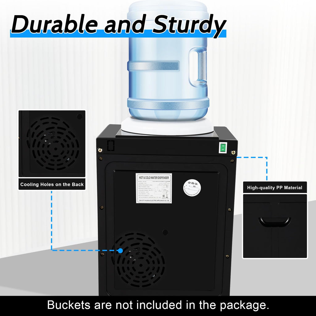 Top Loading Countertop Water Cooler Dispenser 3 Temp K9456