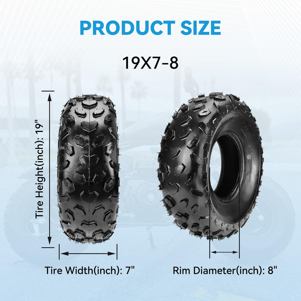 19x7-8 Mini Bike Tire Tubeless Replacement C40992