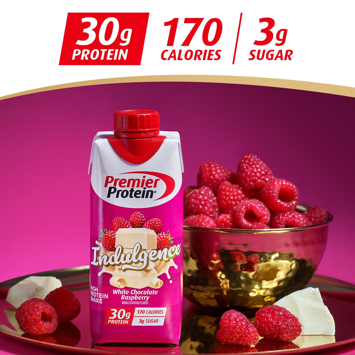 White Chocolate Raspberry Protein Shake 12 Pack L667520