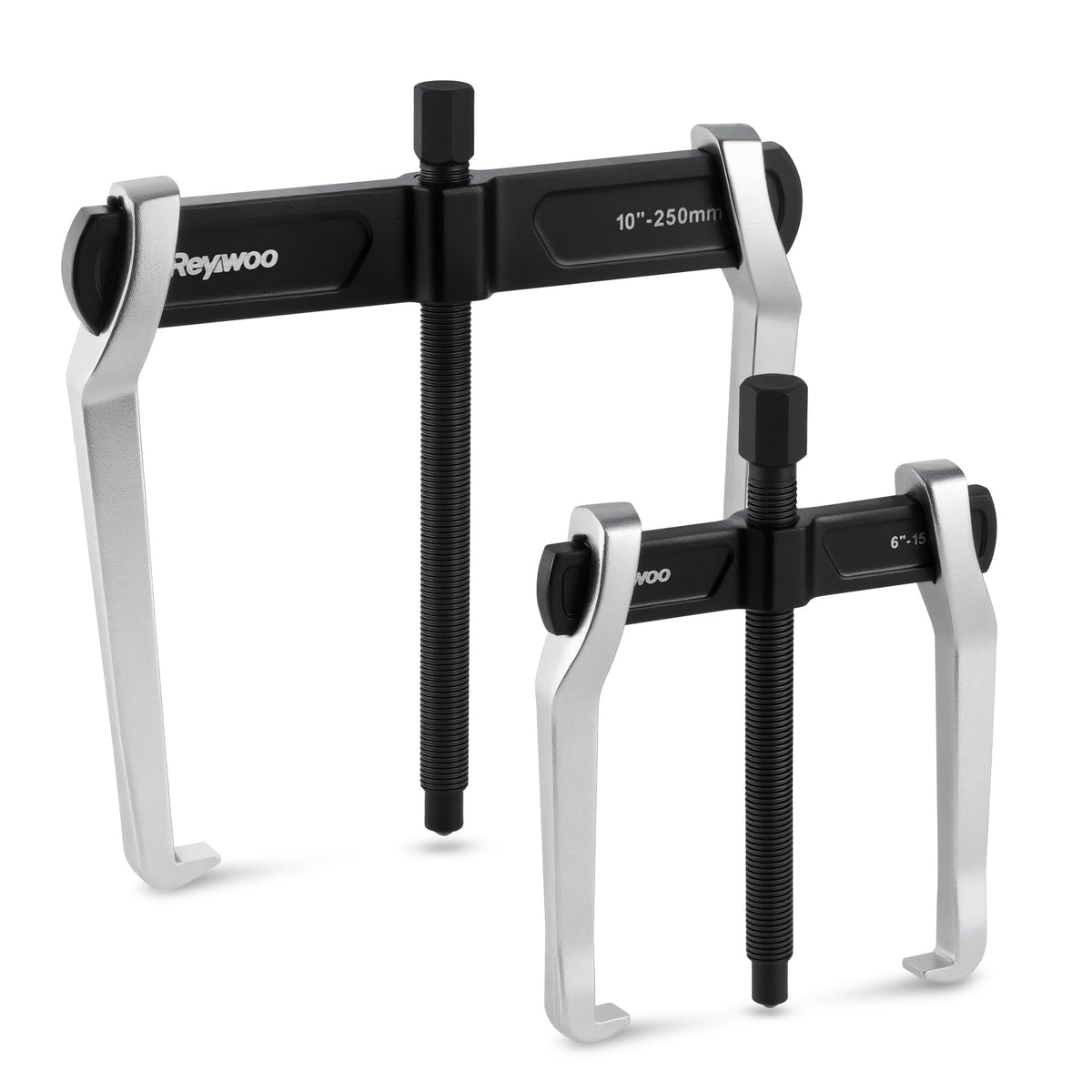 2-Jaw Gear Puller Set, 2 Pack Heavy-Duty Bearing, Flywheel, Pulley and Gear Remover Tool R60732